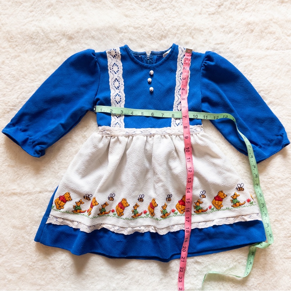 Vintage Blue Dress with Winnie the Pooh Design - Picture 3 of 6